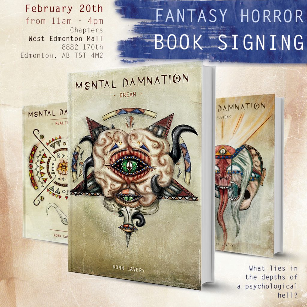 Mental Damnation West Edmonton Mall Chapters Book Signing