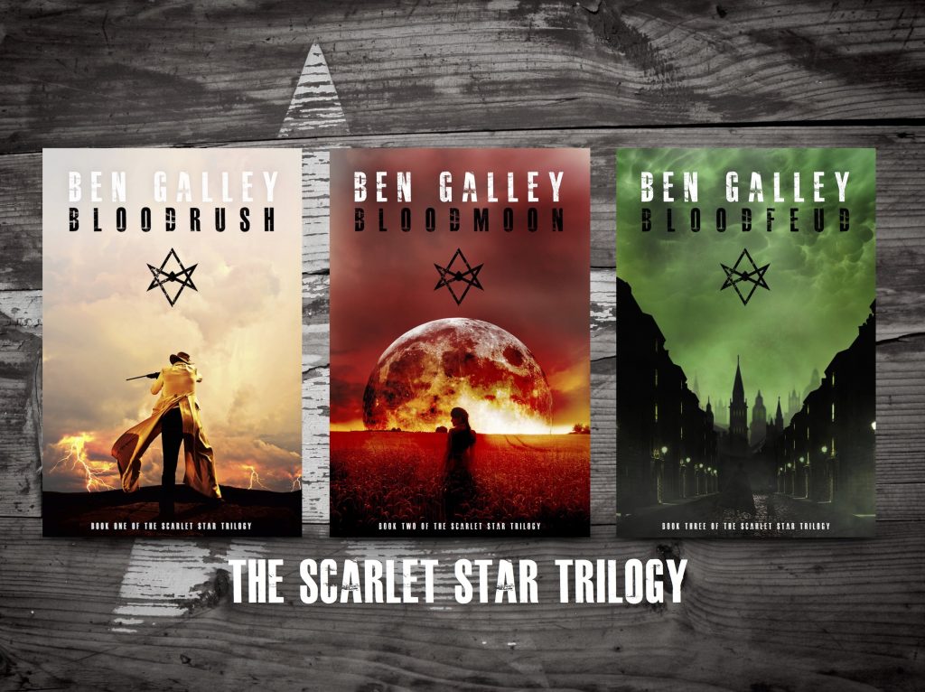 Author Ben Galley's The Scarlet Star Trilogy