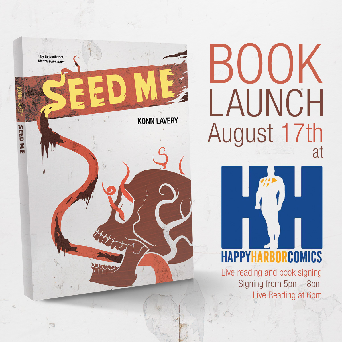 Seed Me Book Launch at Happy Harbor Comics