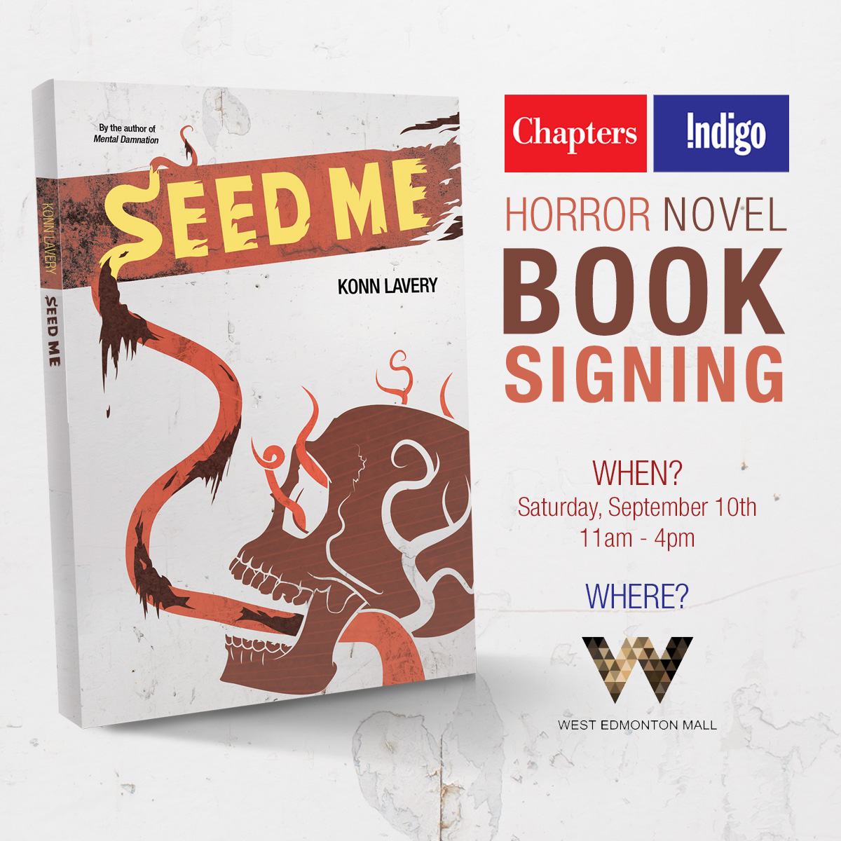 Seed Me West Edmonton Mall Book Signing September 10 2016