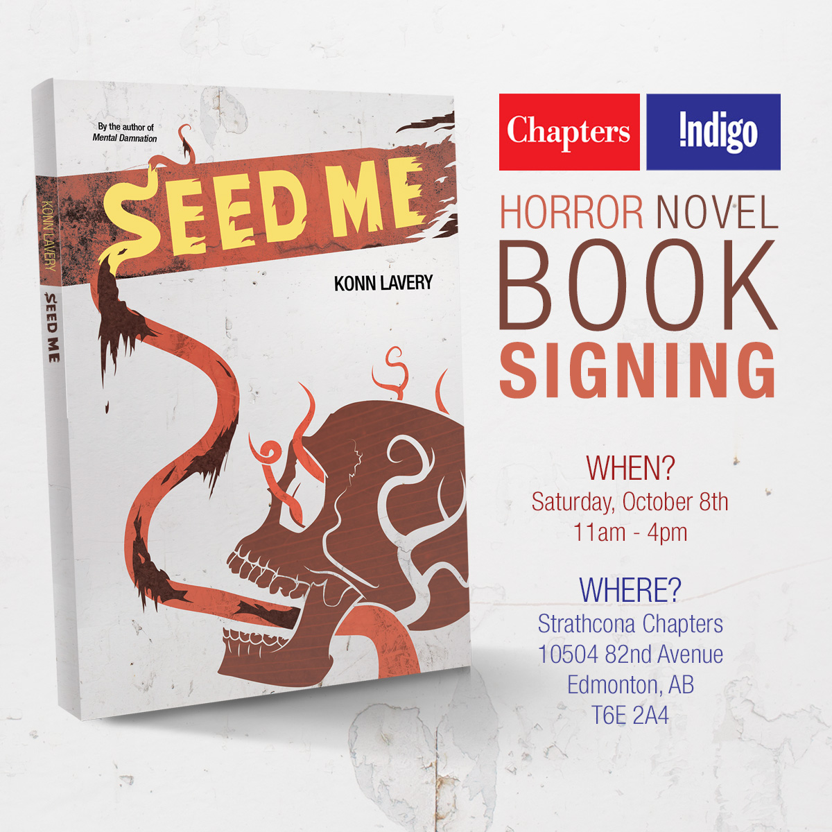 Seed Me Signing at Strathcona Chapters