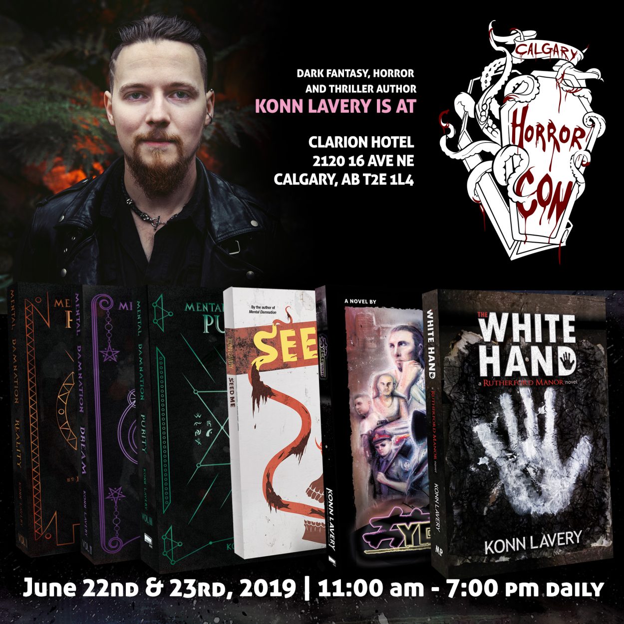 Calgary Horror Con 2019 Konn Lavery