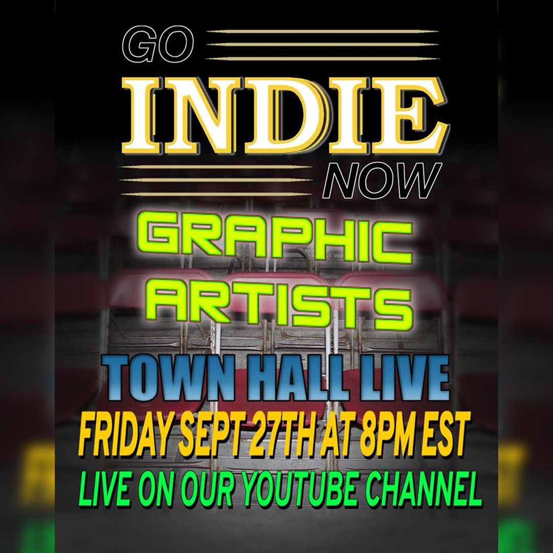 Go Indie Now Town Hall LIVE Graphic Designers