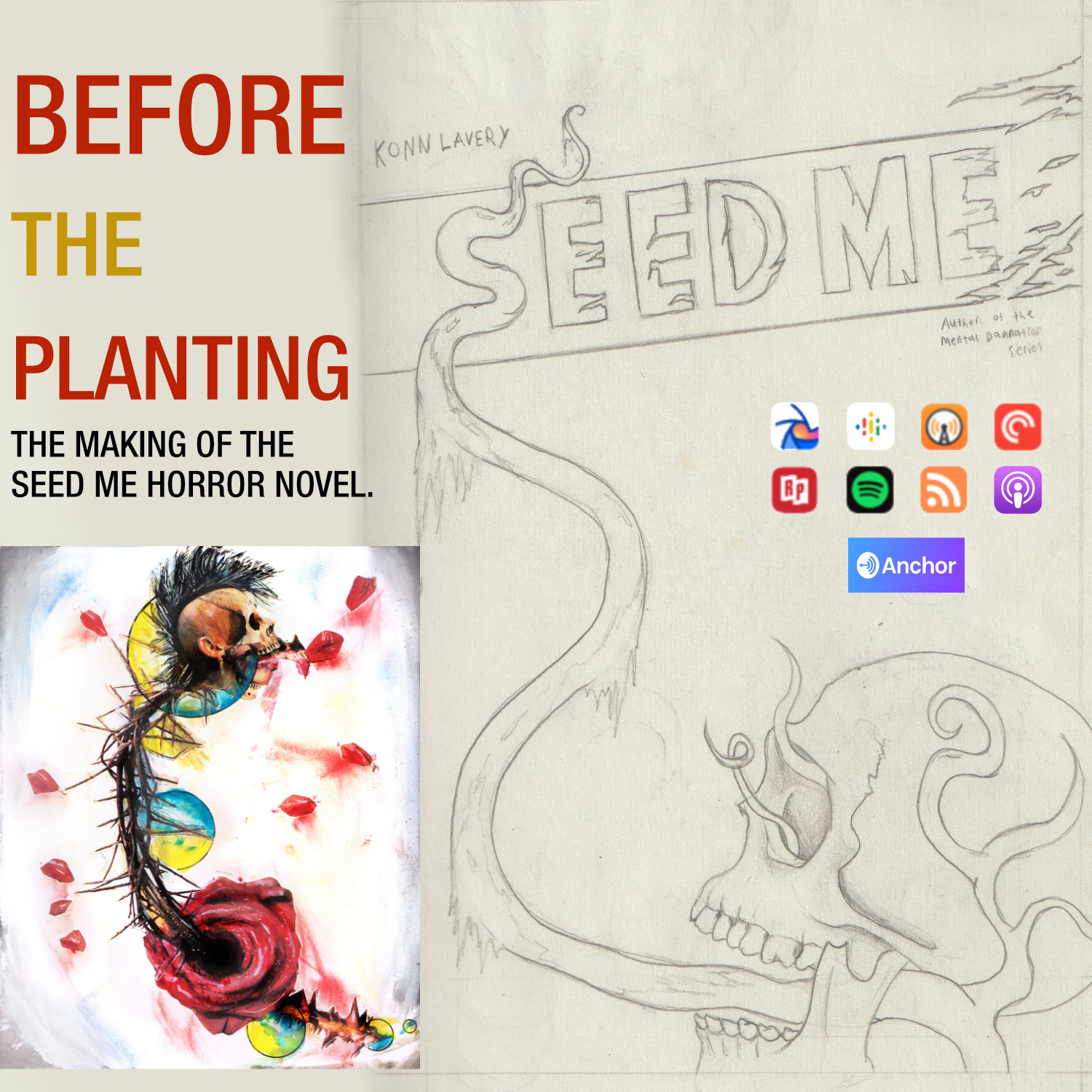 Before Planting – The Making of the Seed Me Horror Novel.