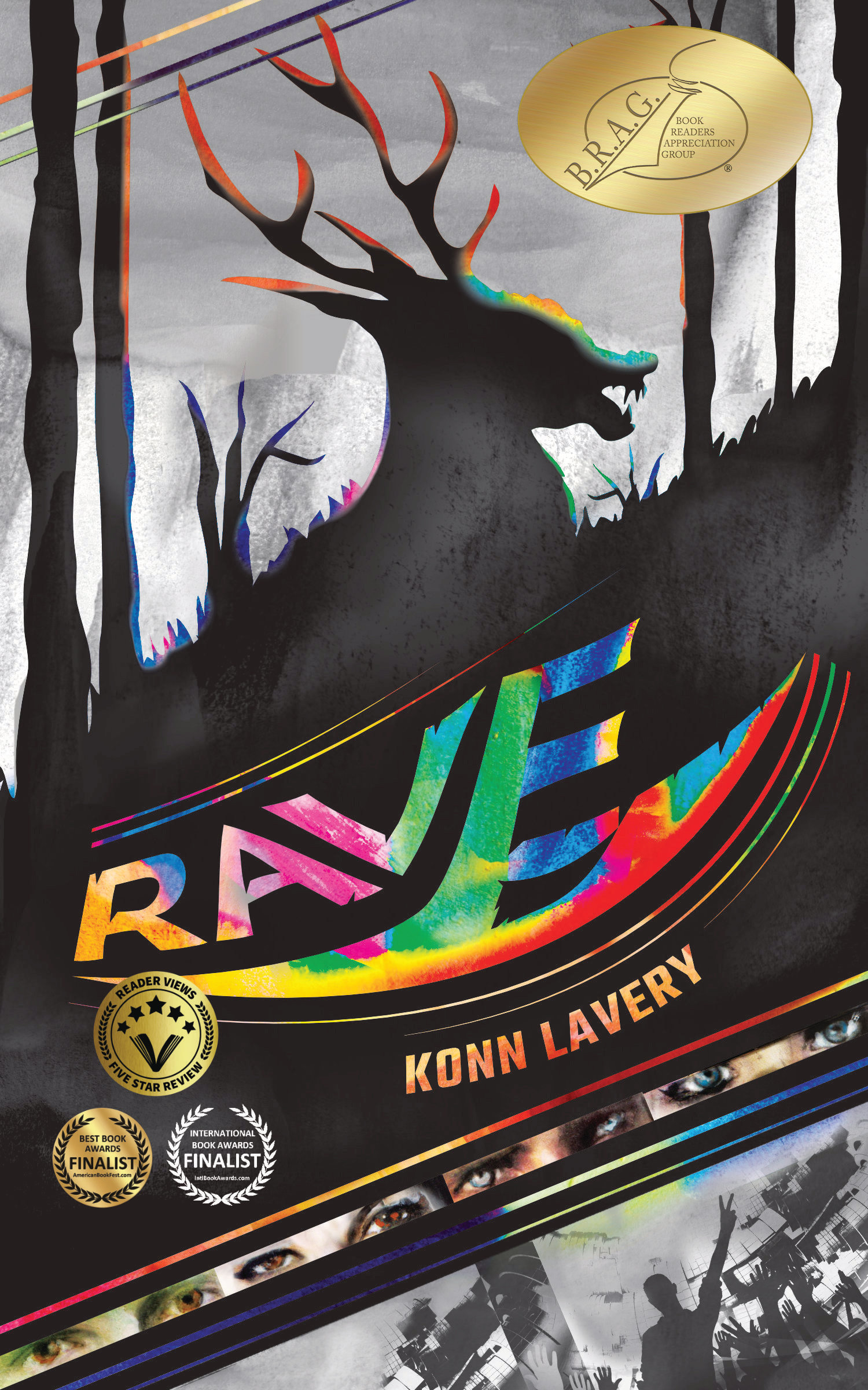 Rave: Canadian Horror Novel by Konn Lavery
