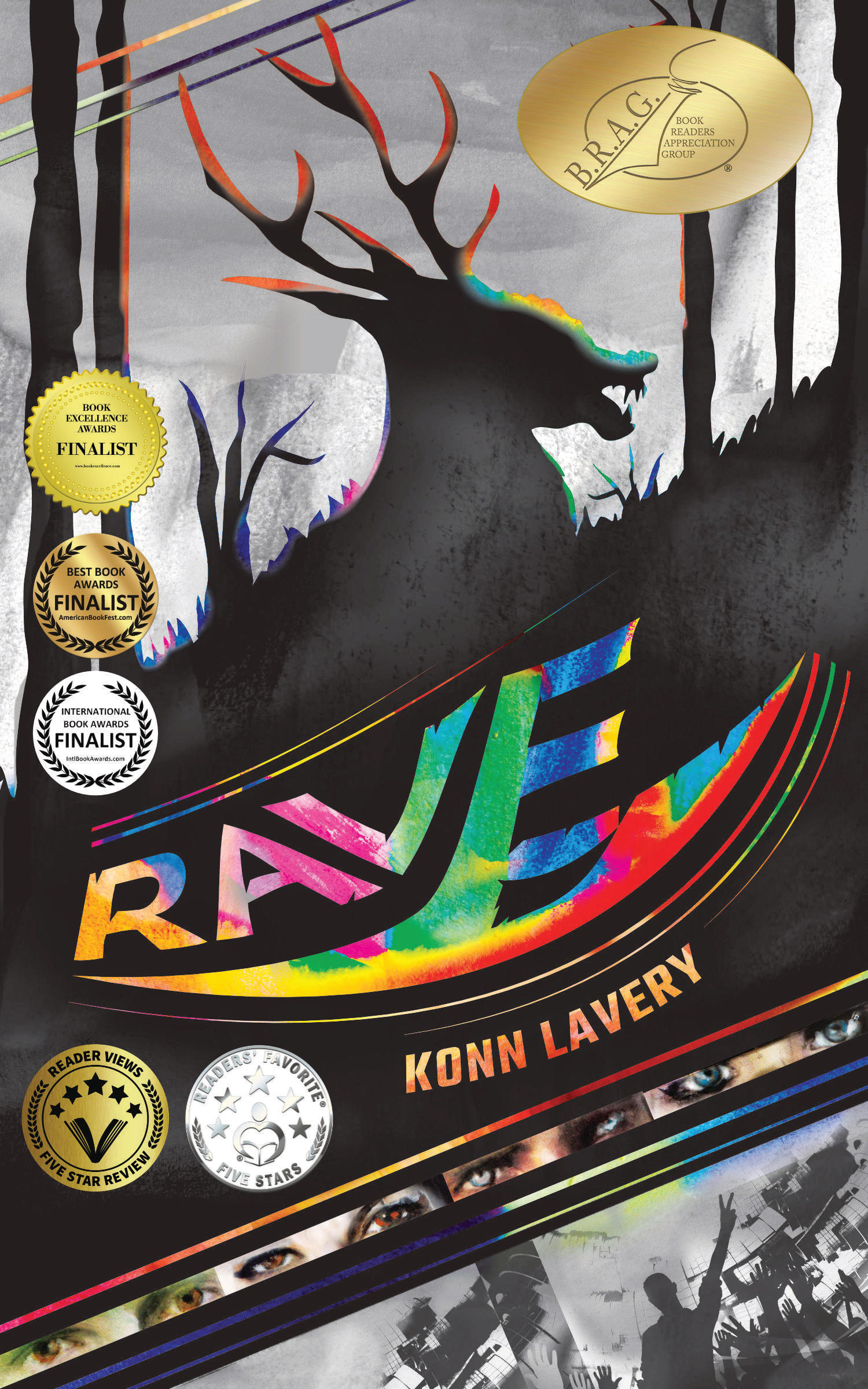 Rave by Konn Lavery. Canadian Slasher Horror Novel