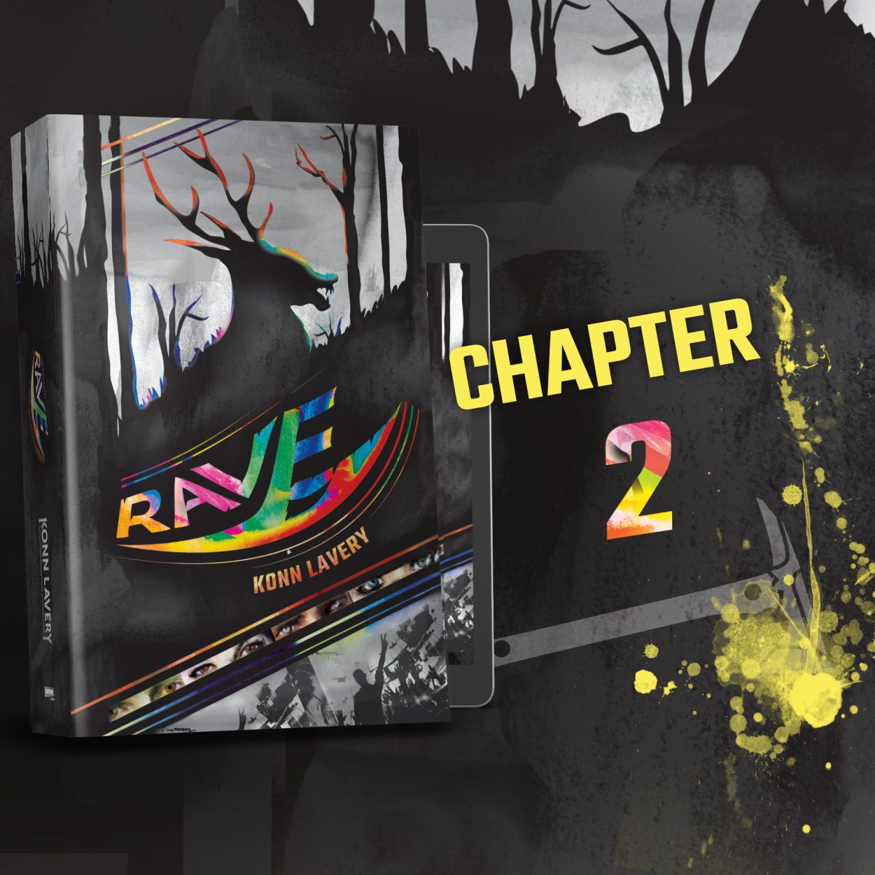 Rave Chapter 2 horror novel Konn Lavery