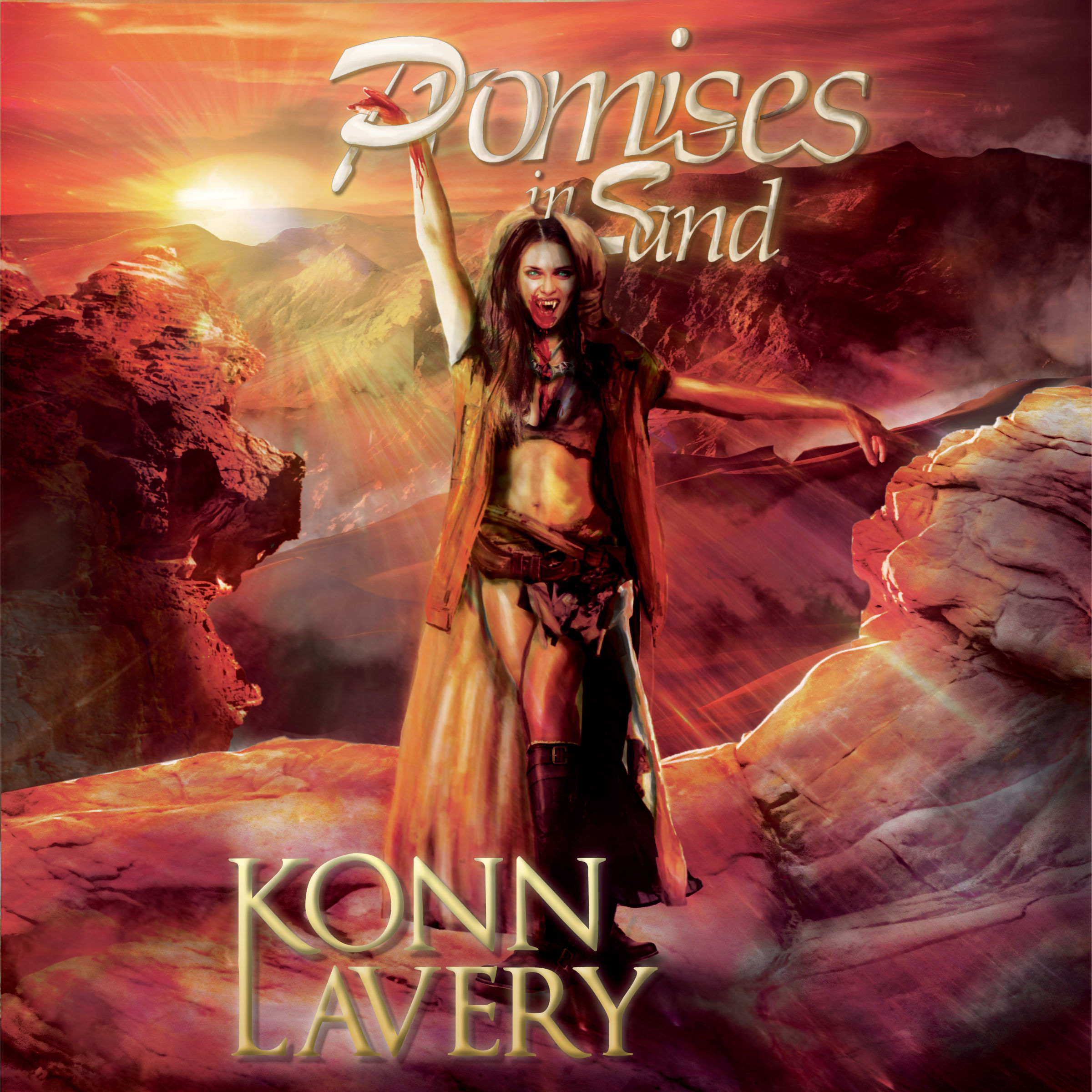 Promises in Sand dark fantasy by Konn Lavery