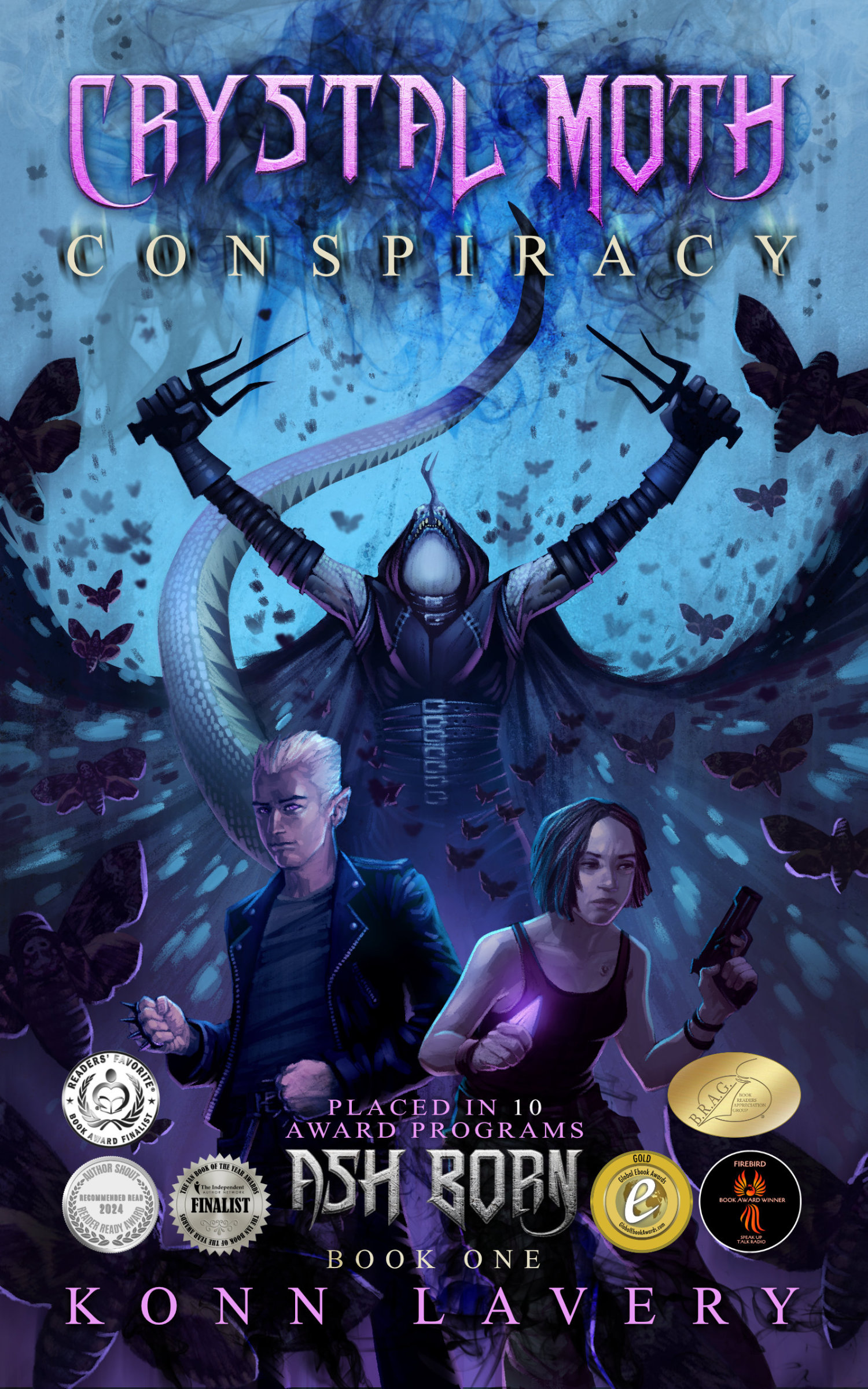 Crystal Moth Conspiracy: Ash Born Book One by Konn Lavery