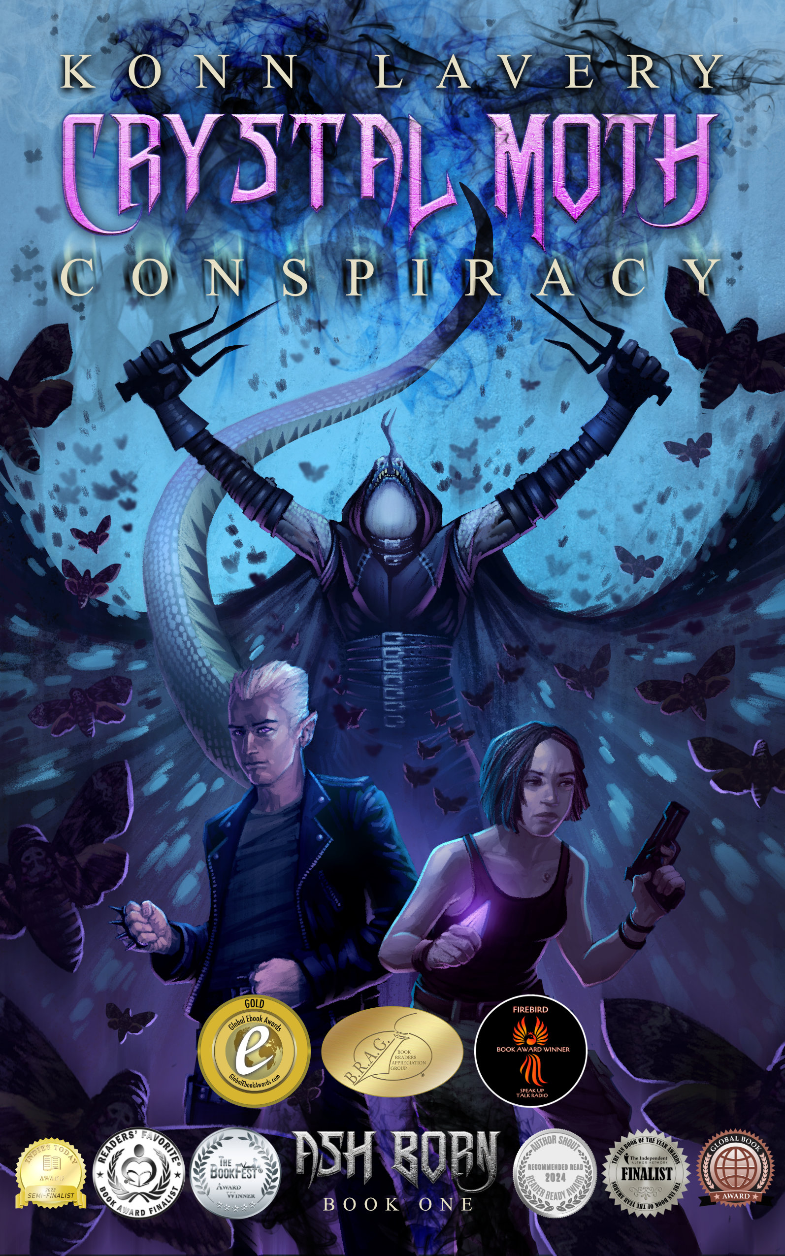 Crystal Moth Conspiracy: Ash Born Book One by Konn Lavery