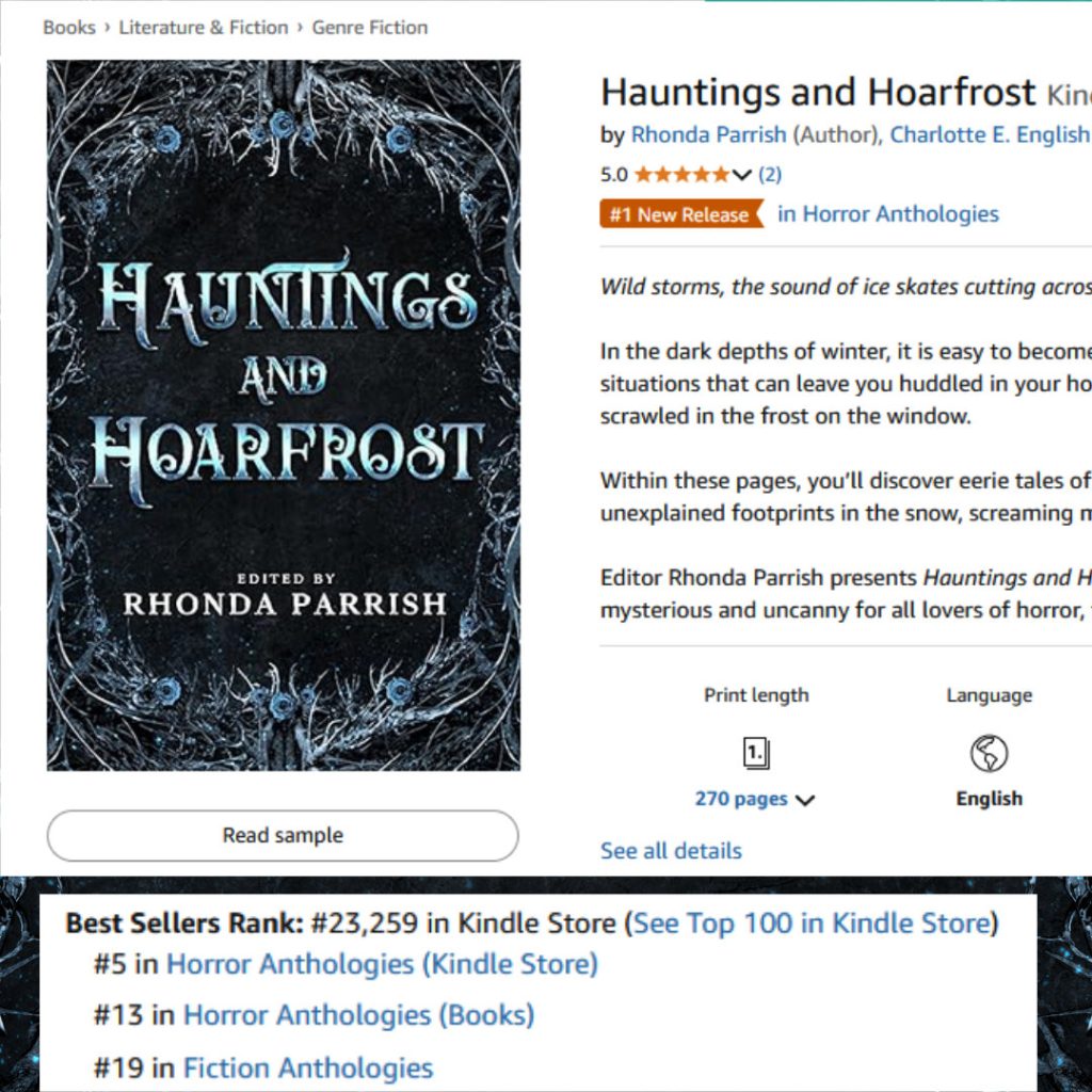 Hauntings and Hoarfrost by Rhonda Parrish, Tyche Books #1 New Release