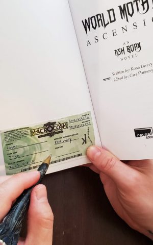 The Macrocosm Explorer Passport | Author Konn Lavery Bookplate