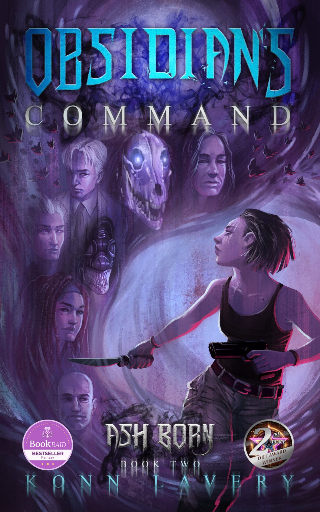 Obsidian’s Command Ash Born Book Two by Konn Lavery